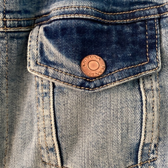 Denim fleece lined jean jacket.  Fall! So fun! - Picture 3 of 6